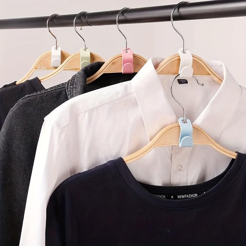 20 Pack Heavy Duty Hanger Connector Hook Closet Space Saving Clips