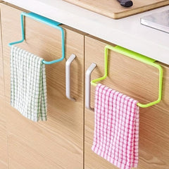 Kitchen Cabinet Towel Rack Over Door Hanging Holder Organizer