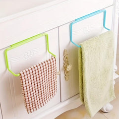 Kitchen Cabinet Towel Rack Over Door Hanging Holder Organizer
