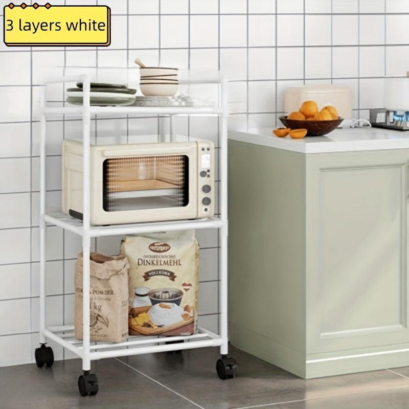 Extra Tall 3 4 Tier Metal Storage Rack with Rollers - Storage Organizer