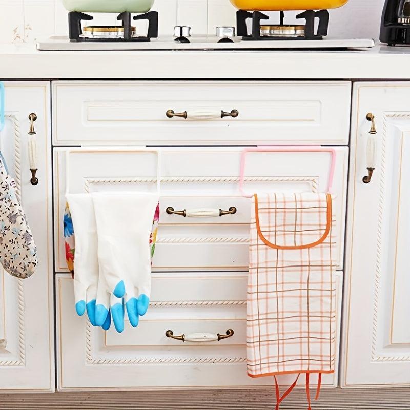 Cabinet Door Towel Rack Single Pole Hanging Holder