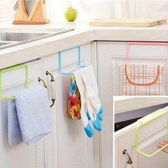 Cabinet Door Towel Rack Single Pole Hanging Holder