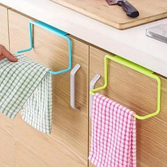 Cabinet Door Towel Rack Single Pole Hanging Holder