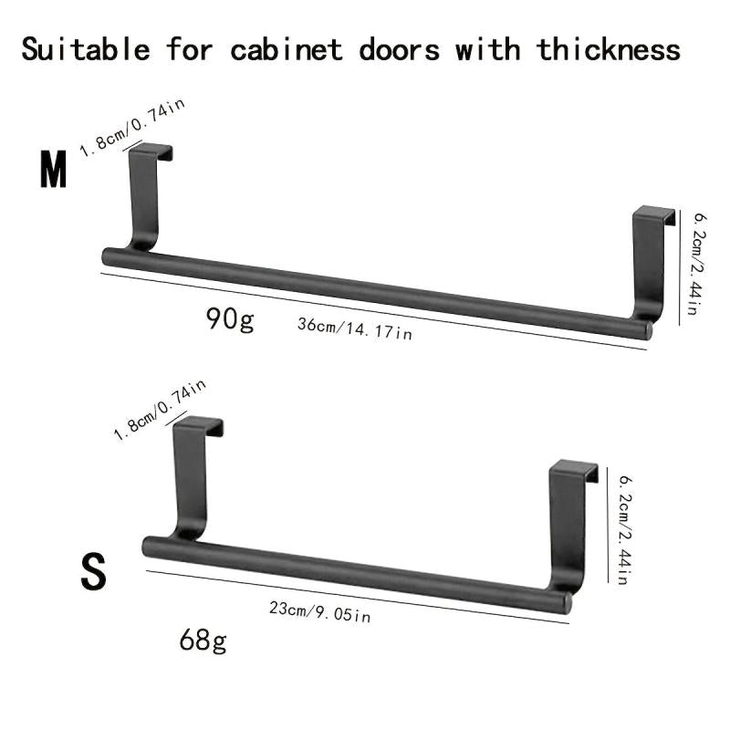 Stainless Steel Towel Rod Bathroom Door Hanging Towel Rack Bathroom Accessories