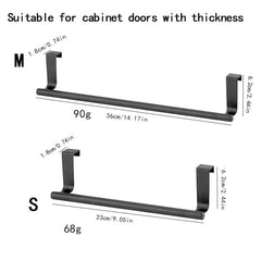 Stainless Steel Towel Rod Bathroom Door Hanging Towel Rack Bathroom Accessories