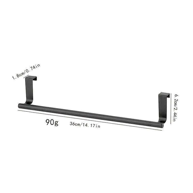 Stainless Steel Towel Rod Bathroom Door Hanging Towel Rack Bathroom Accessories