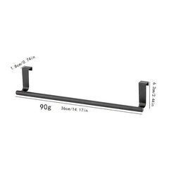 Stainless Steel Towel Rod Bathroom Door Hanging Towel Rack Bathroom Accessories