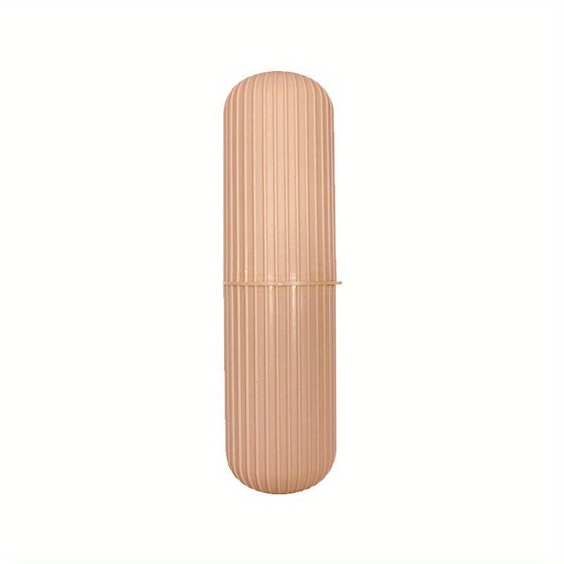 Portable Toothbrush Box with Cup - Travel Toothpaste Storage Container