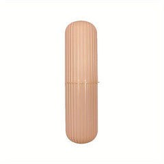 Portable Toothbrush Box with Cup - Travel Toothpaste Storage Container