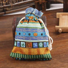 Egyptian Ethnic Style Jewelry Coin Pouches Drawstring Bag
