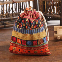 Egyptian Ethnic Style Jewelry Coin Pouches Drawstring Bag