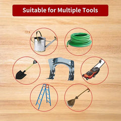 12 Pack Tool Hanger Hooks Set Storage Hooks Wall Hooks For Garage Shed Garden