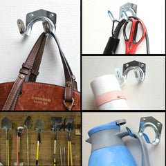 12 Pack Tool Hanger Hooks Set Storage Hooks Wall Hooks For Garage Shed Garden