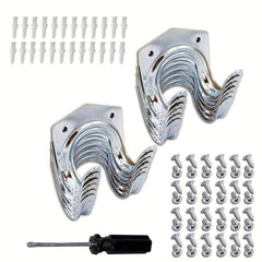 12 Pack Tool Hanger Hooks Set Storage Hooks Wall Hooks For Garage Shed Garden