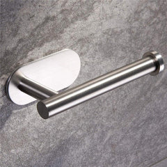 Stainless Steel Paper Towel Holder No Punch Toilet Paper Storage