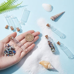 12pcs Mini Glass Jars with Cork Stopper for Spell Jars and Witchcraft