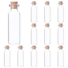 12pcs Mini Glass Jars with Cork Stopper for Spell Jars and Witchcraft