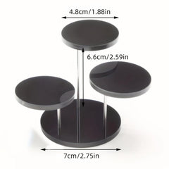 Acrylic Jewelry Display Rack Rotating Ring Earring Stand