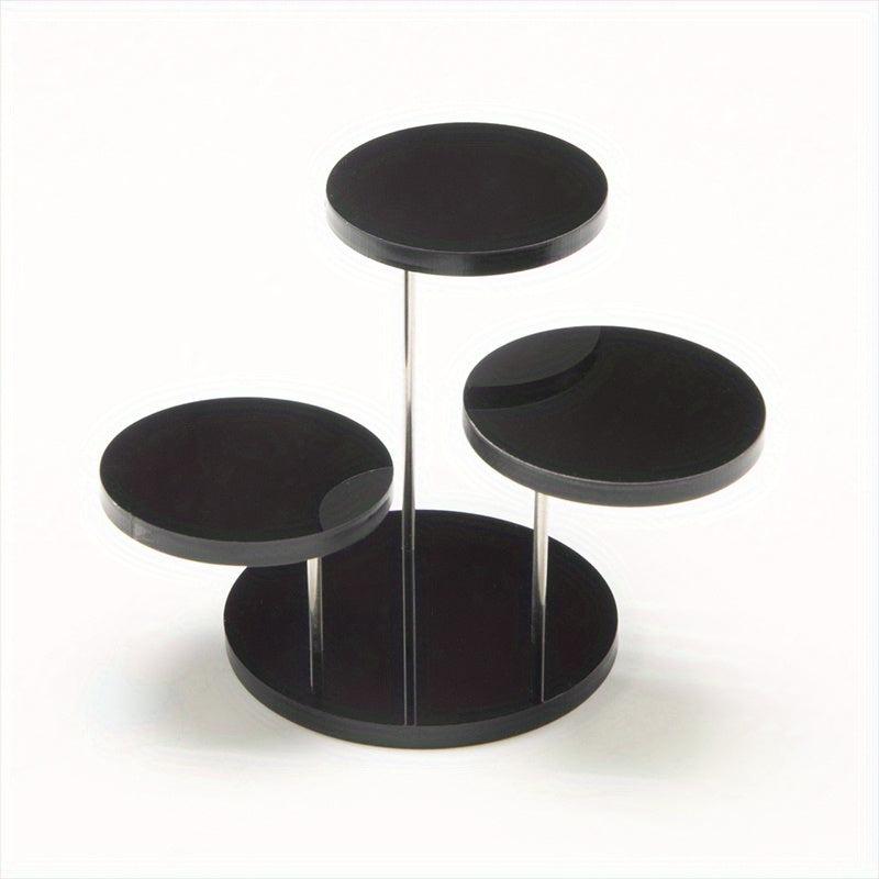 Acrylic Jewelry Display Rack Rotating Ring Earring Stand