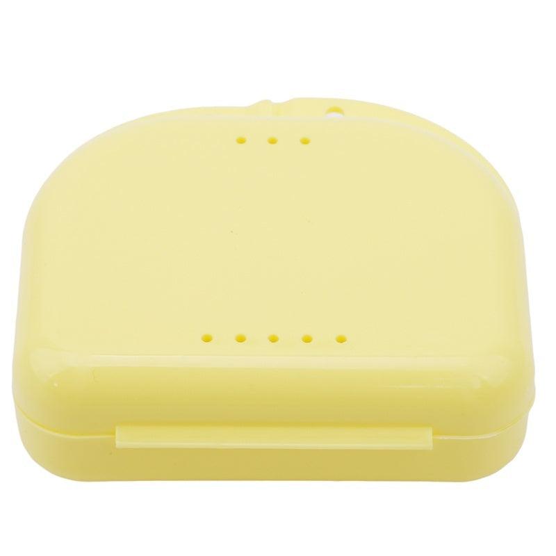 Mini Portable Denture Box Denture Storage Case Dental Retainer Box