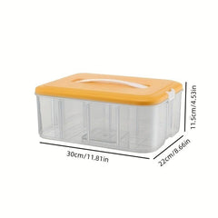 Transparent Building Block Storage Box for Toys