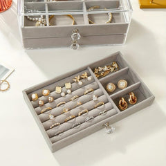 Large Capacity 3-Layer Jewelry Storage Box