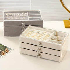 Large Capacity 3-Layer Jewelry Storage Box