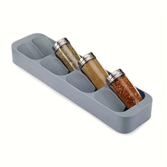 Spice Rack Organizer For Cabinet Drawer 8 Grids Spice Bottle Holder Tray
