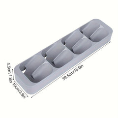 Spice Rack Organizer For Cabinet Drawer 8 Grids Spice Bottle Holder Tray