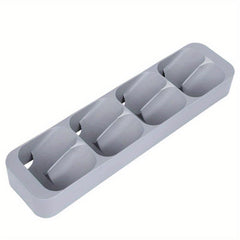 Spice Rack Organizer For Cabinet Drawer 8 Grids Spice Bottle Holder Tray