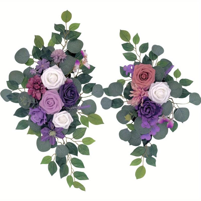Artificial Flower Swag Set for Wedding Arch Ceremony Reception