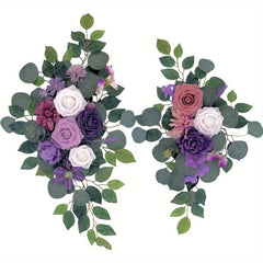 Artificial Flower Swag Set for Wedding Arch Ceremony Reception