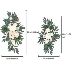 Artificial Flower Swag Set for Wedding Arch Ceremony Reception