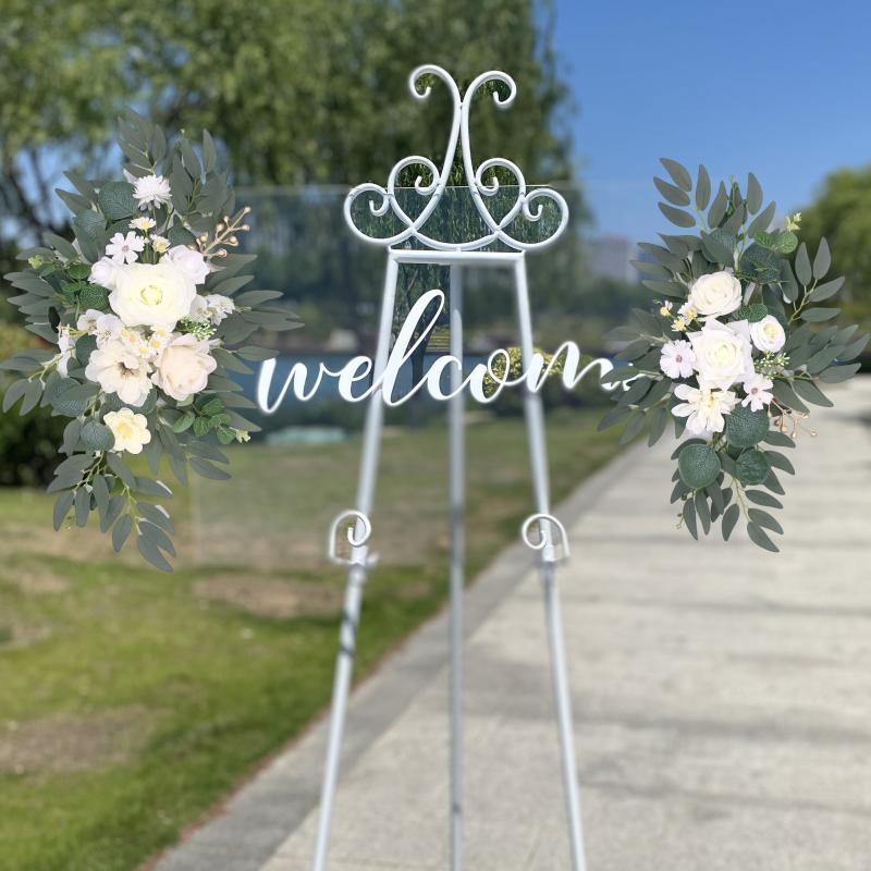 Artificial Flower Swag Set for Wedding Arch Ceremony Reception