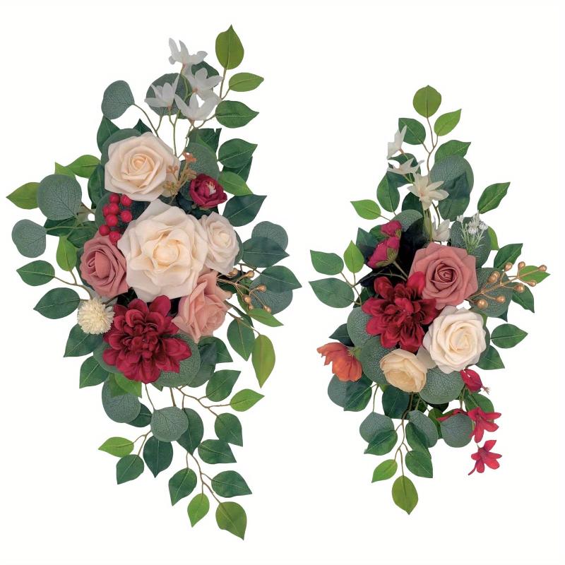 Artificial Flower Swag Set for Wedding Arch Ceremony Reception