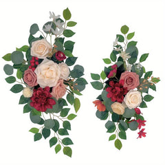 Artificial Flower Swag Set for Wedding Arch Ceremony Reception