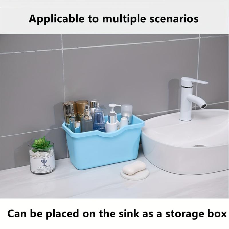 Wall Mounted Kitchen Trash Can Plastic Basket