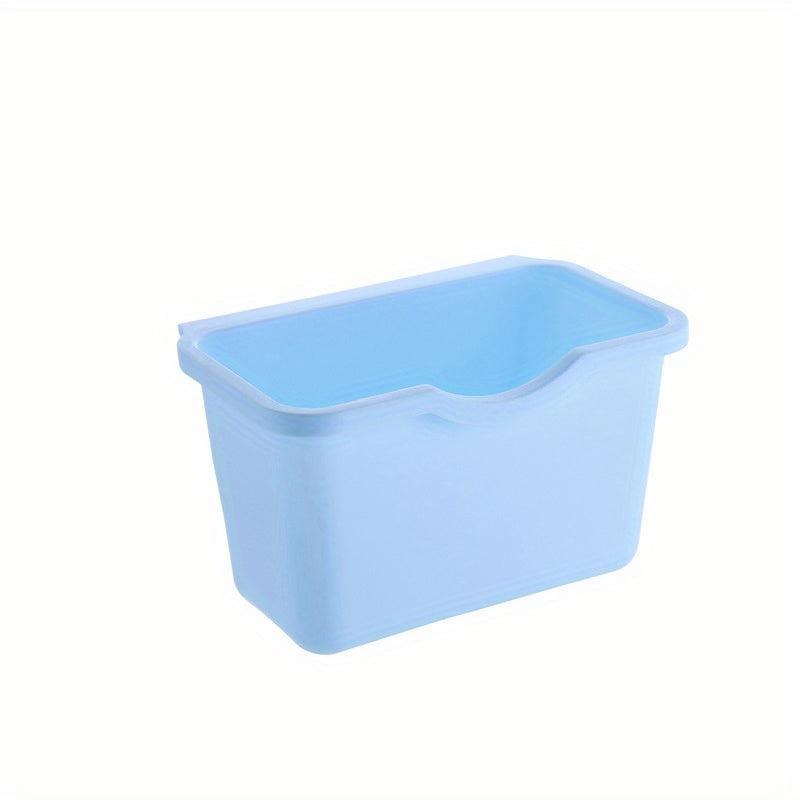 Wall Mounted Kitchen Trash Can Plastic Basket