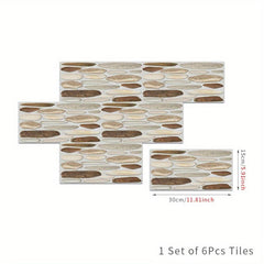 Peel and Stick Faux Stone Wall Tile - Self Adhesive 3D Stone Panels for Kitchen