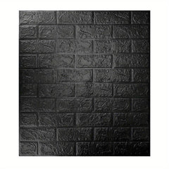10pcs 3D Brick Wallpaper Peel And Stick Foam Wall Panels