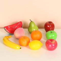 10pcs Plastic Fruit Decor for Weddings Parties Home Cake Props Holiday
