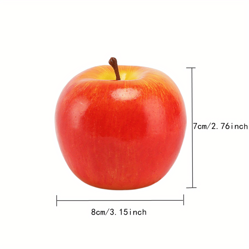 10pcs Plastic Fruit Decor for Weddings Parties Home Cake Props Holiday