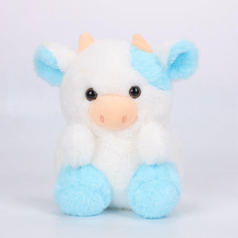 Pink Strawberry Cow Plush Toy Home Decoration Doll
