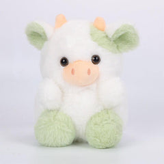 Pink Strawberry Cow Plush Toy Home Decoration Doll