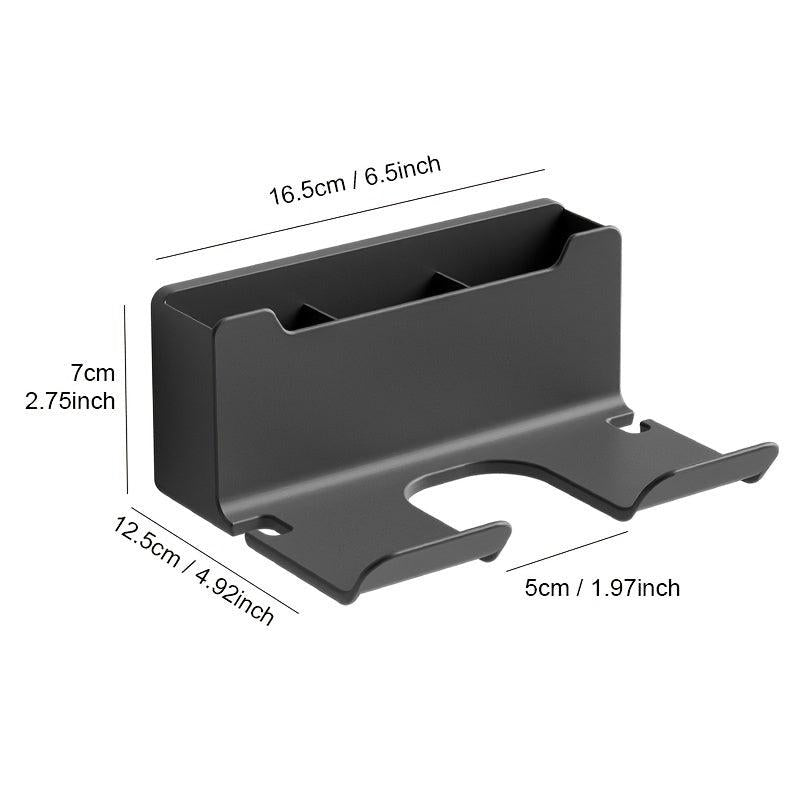 Wall Mounted Hair Dryer Rack for Bathroom and Home Decor