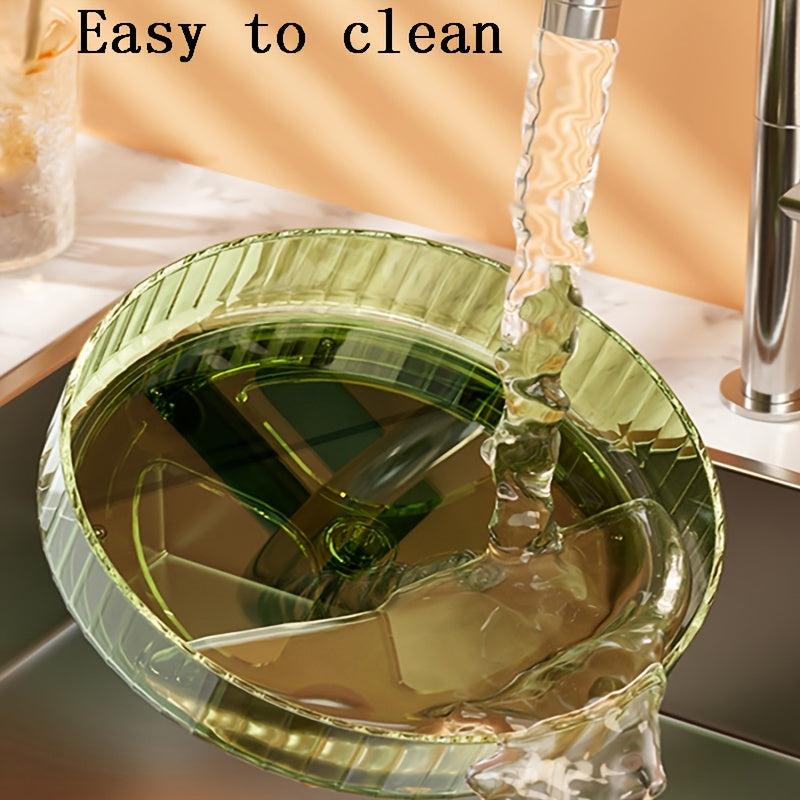 360 Degree Rotating Storage Rack For Bathroom Large Capacity
