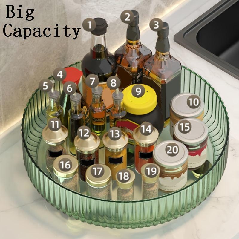 360 Degree Rotating Storage Rack For Bathroom Large Capacity