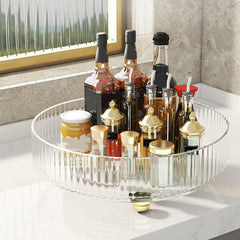 360 Degree Rotating Storage Rack For Bathroom Large Capacity