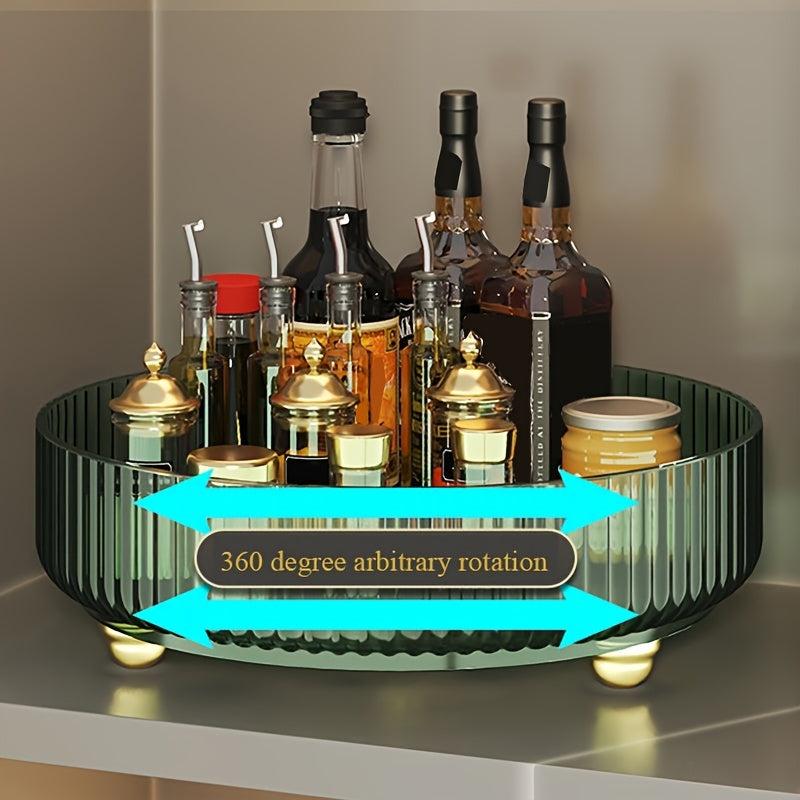 360 Degree Rotating Storage Rack For Bathroom Large Capacity