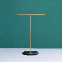 Metal T Bar Jewelry Display Stand Tabletop Organizer
